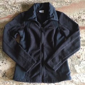 Columbia black zip up fleece